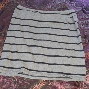 Stripped mini skirt Medium